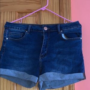 forever 21 denim shorts
